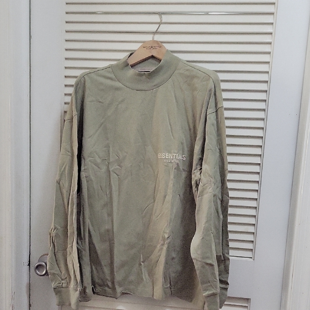 Essentials Olive Green Men's Shirt